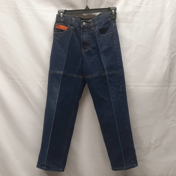 Red Ape Urban Wear blue denim jeans boys w/ embroidered back pockets 7 - Picture 1 of 8